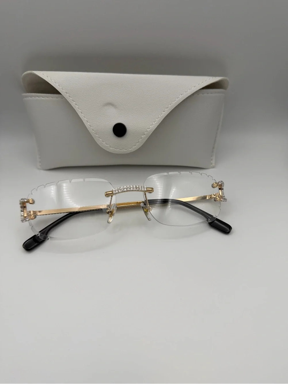 Vvs1 moisanite clear view summer glasses  Unisex